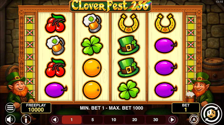 /casino_images/slots_pict/screenshots/screen1-Clover Fest 256.png