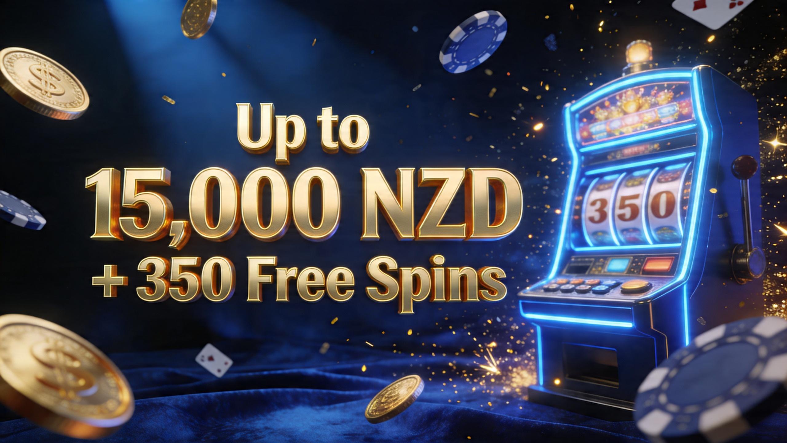 Casino Welcome Bonus Amounts Up To NZD 15,000 Logo