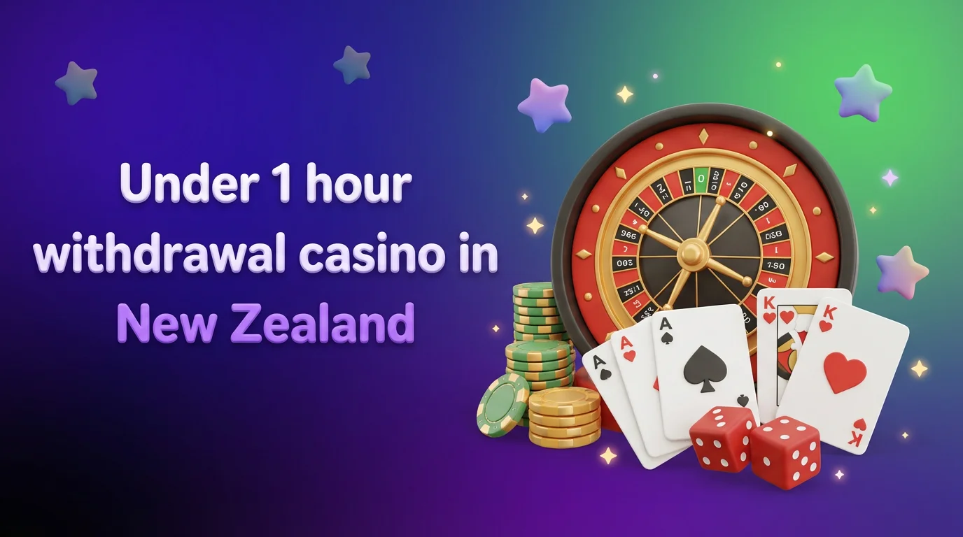 under 1 hour withdrawal casino nz