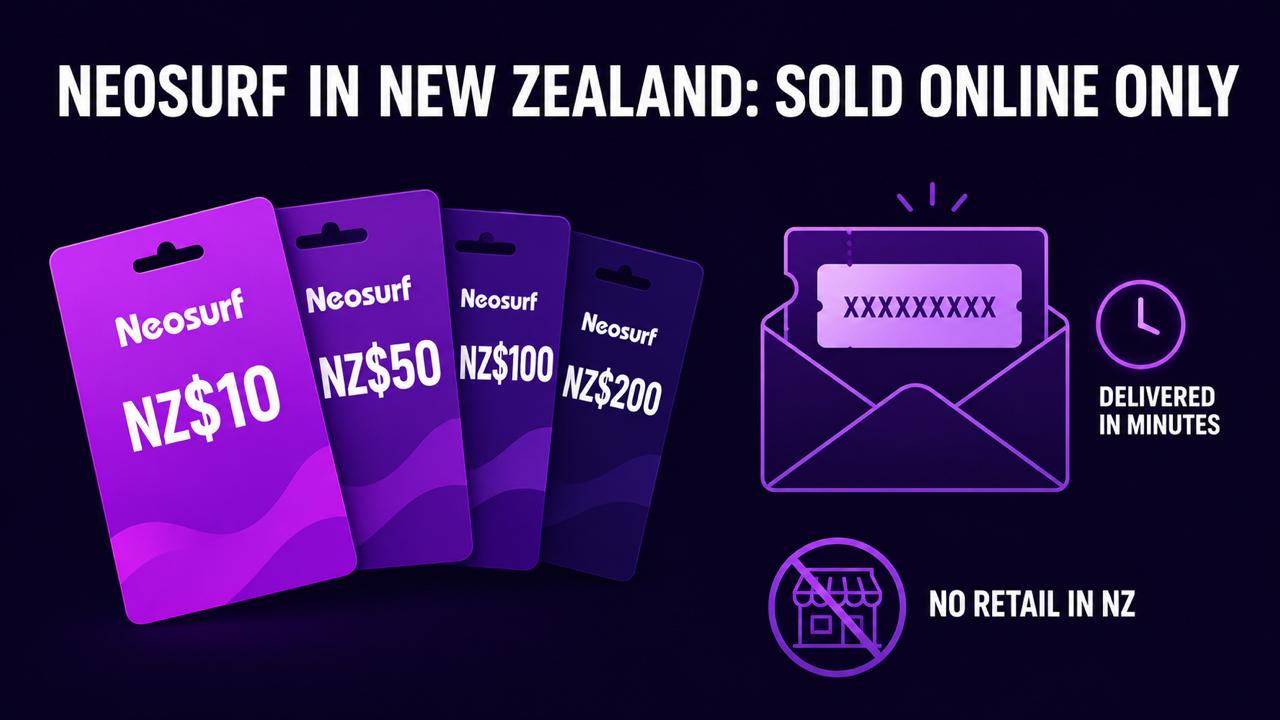 Neosurf NZD vouchers