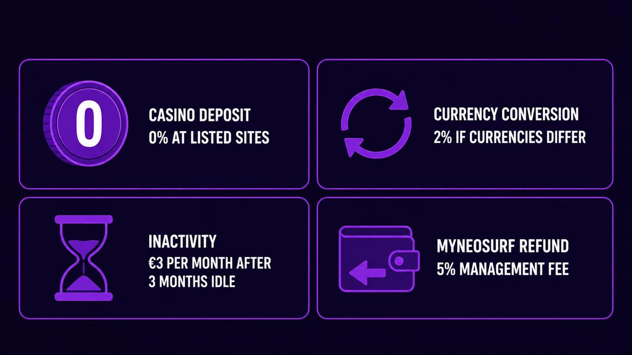 Neosurf fees